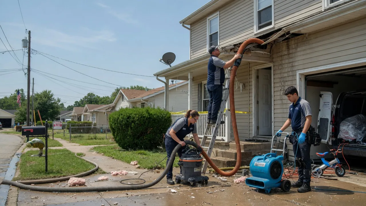 Water Damage Restoration in Fults, IL near me